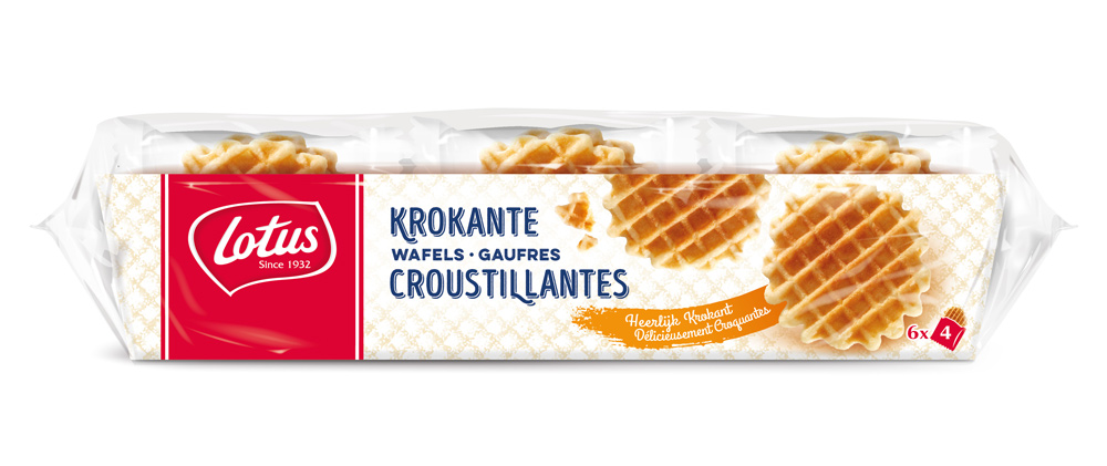 Gaufres croustillantes ind.(4p)x6 216g