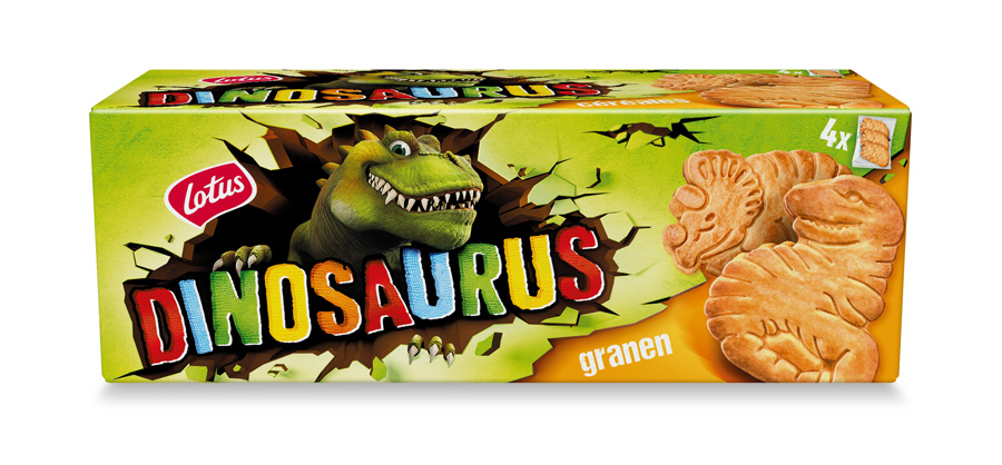 Biscuits Dinosaurus aux céréales ind.(3p)x4 175g
