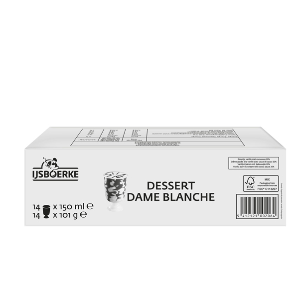 Dessert Dame Blanche 150mlx14