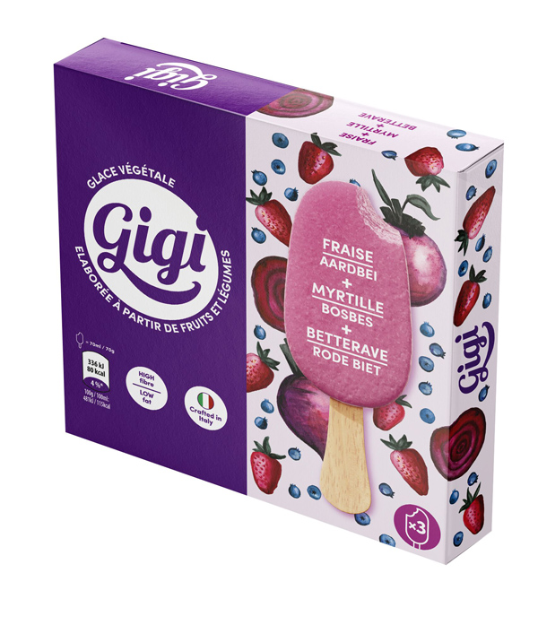 Ijs aardbei-bosbes-rode biet 70gx3