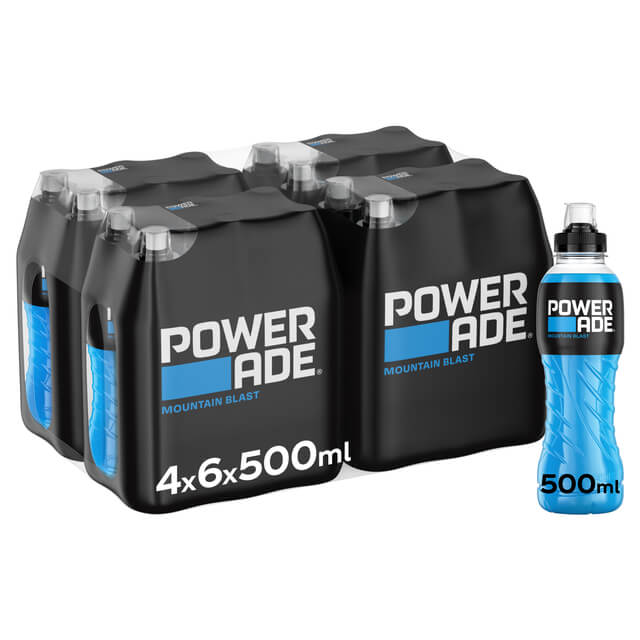 Powerade mountain blast PET 50cl
