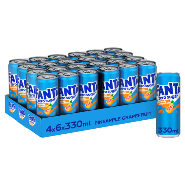 Fanta pineapple & grapefruit SLEEK 33cl