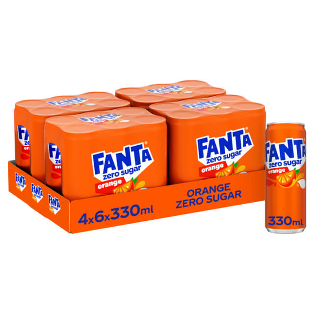 Fanta zero orange SLIM 33cl