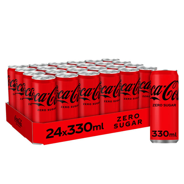 Coca Cola zero SLEEK 33cl