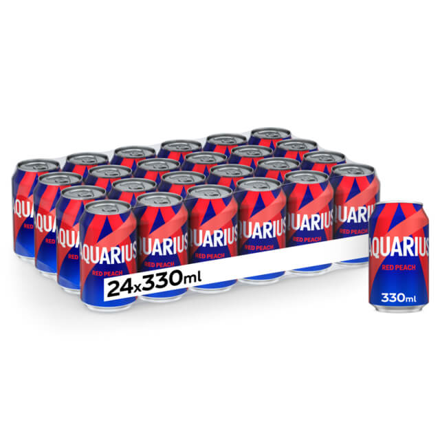 Aquarius red peach 33cl
