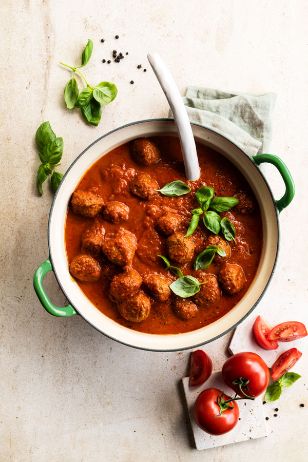 Boulettes végétarien à la sauce tomate 2,5kg