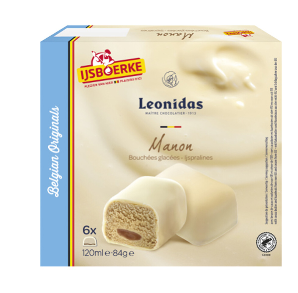 Leonidas Manon glacée 20mlx6