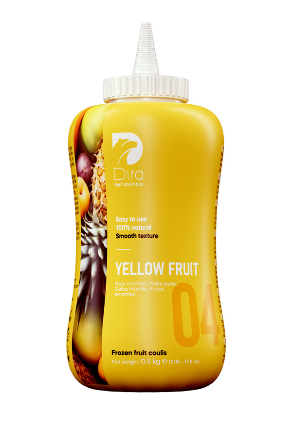 Coulis de fruits jaunes 500g