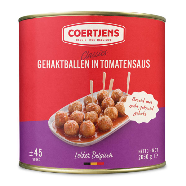 Boulettes de viande en sauce tomate 2,65kg
