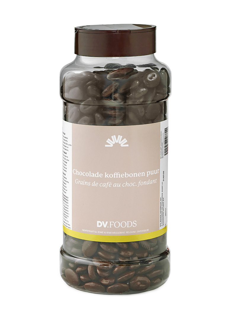 Koffiebonen chocolade puur 800g