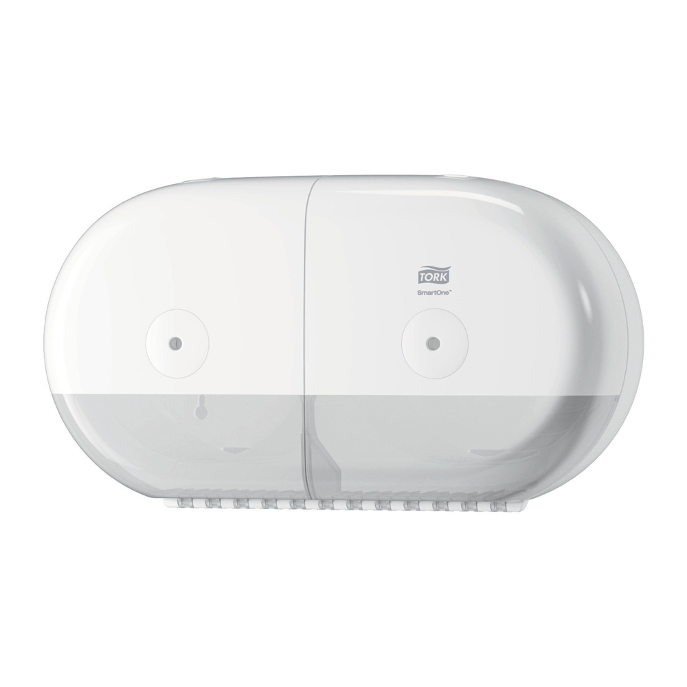 Distributeur mini twin papier-toilette wit T9