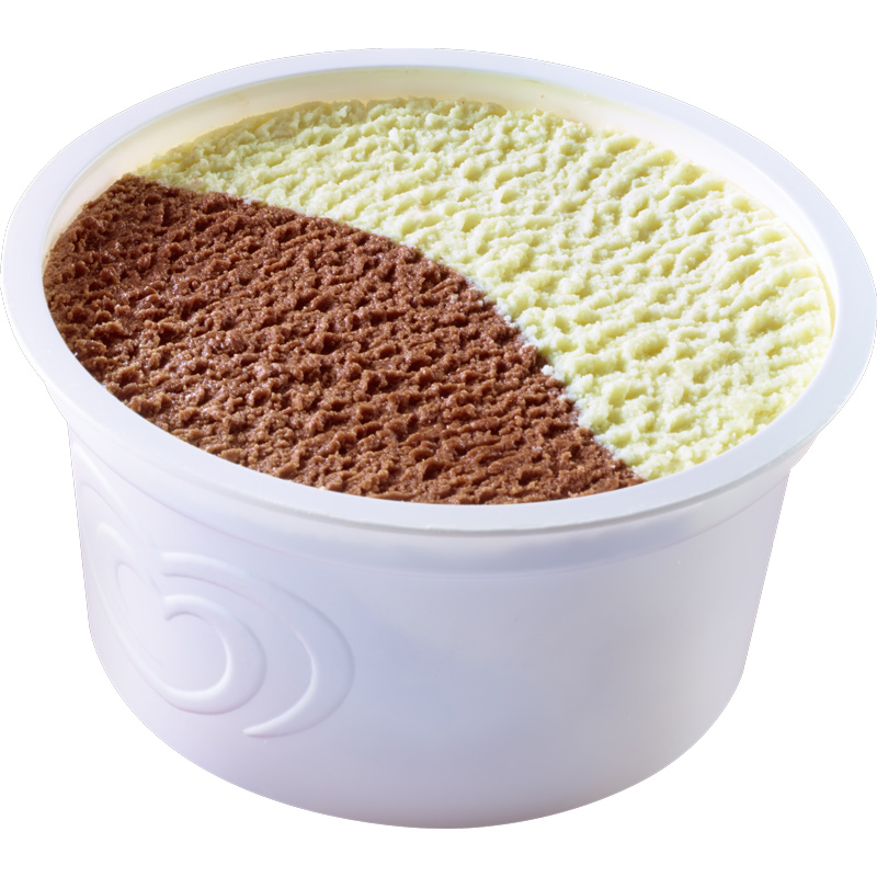 Mini cup vanille-chocolade 70mlx60