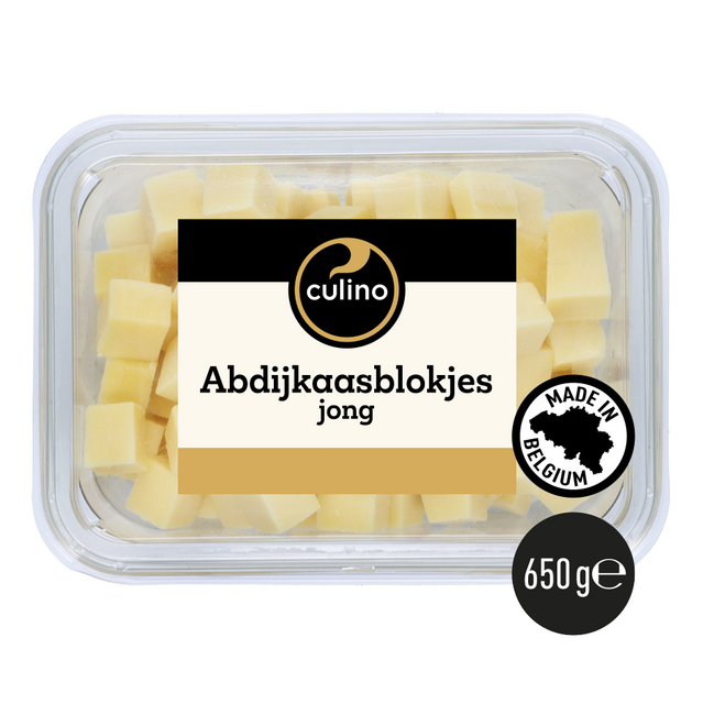 Abdijkaas blokjes jong 650g