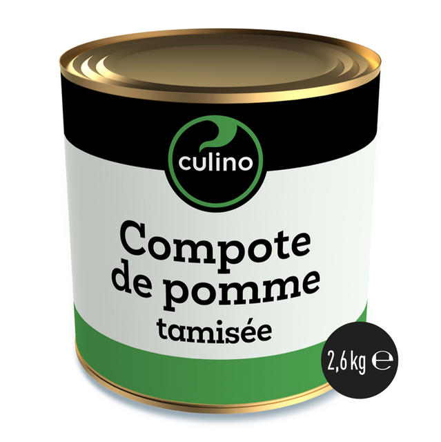 Compote de pommes tamisée s.suc.aj. 2,6kg