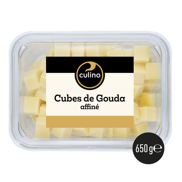 Gouda jeune reposé cubes 650g