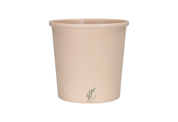 Bol à soupe papier de Bambou 750ml/26OZ 117mm 25p