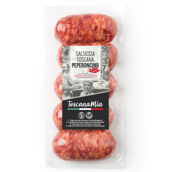 Saucisse Toscane "Peperoncino" 300g