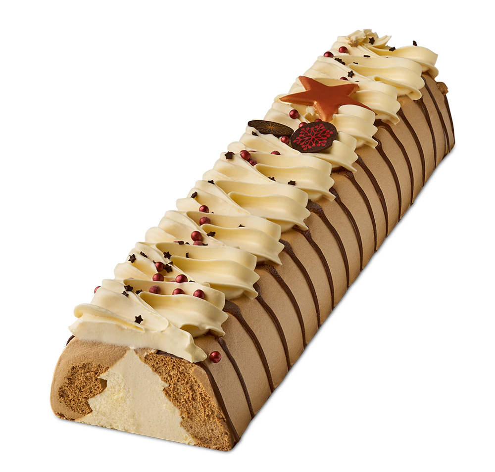 Kerststronk vanille/mokka 1,5L