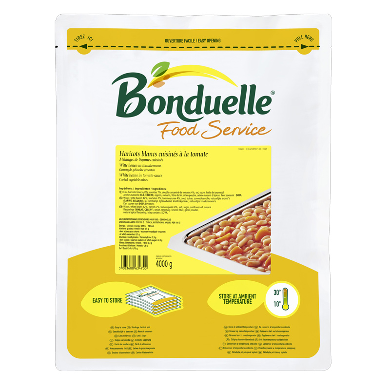 Haricots blancs à la sauce tomate 4kg