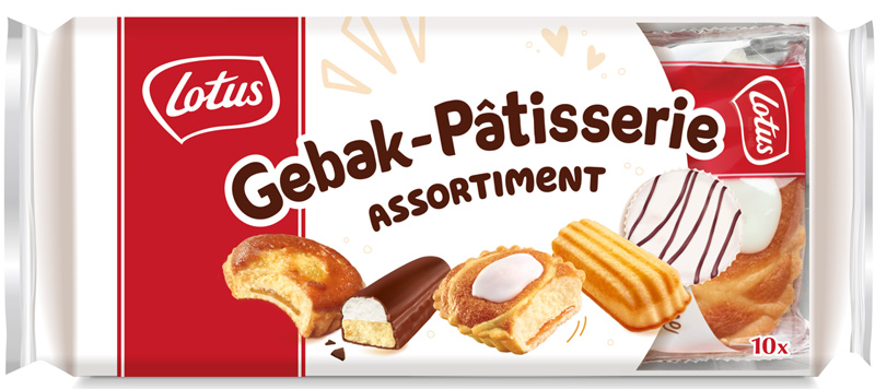 Pâtisserie ind.assortiment 10p 385g