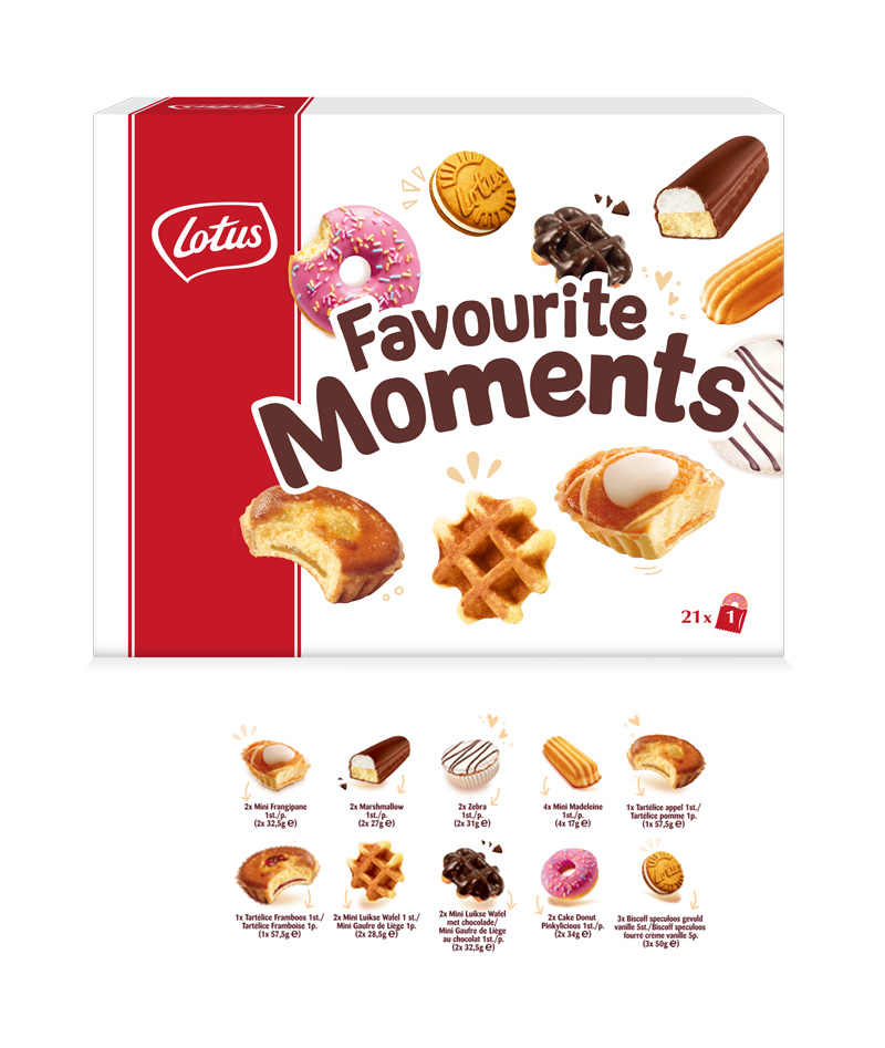 Favourite moments ind.assortiment 21st 704g