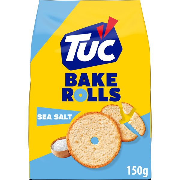Tuc Bake Rolls zeezout smaak 150g