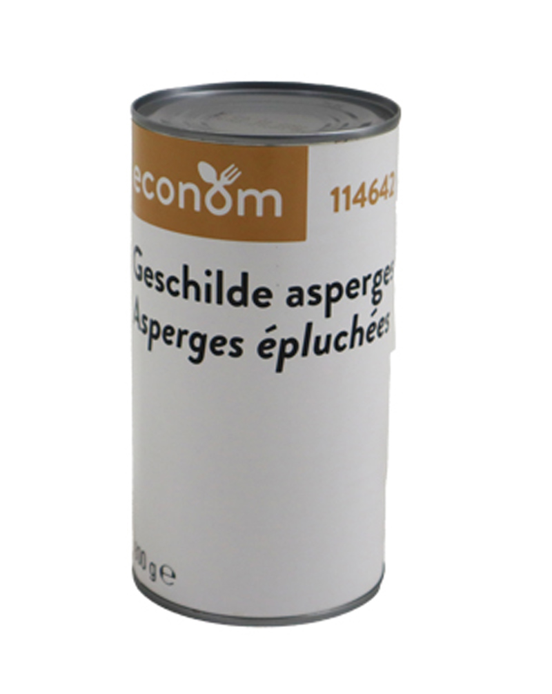 Witte asperges heel/geschild 800g