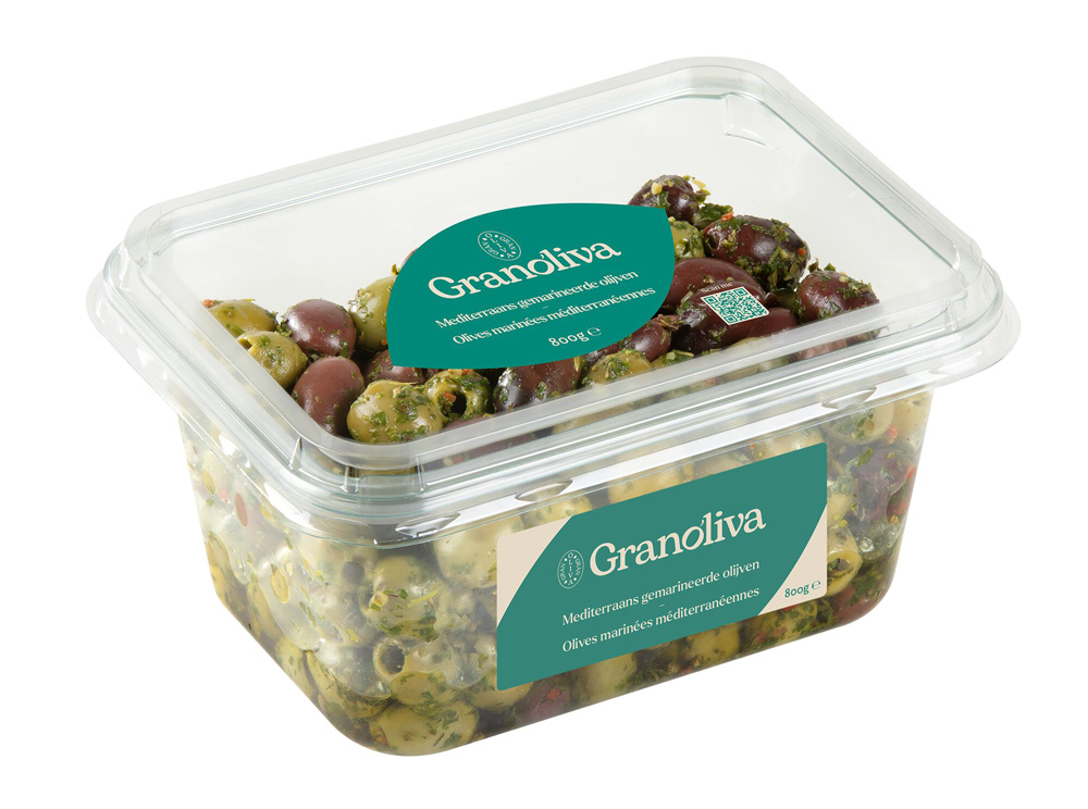 Mediterraans gemarineerde olijven 800g