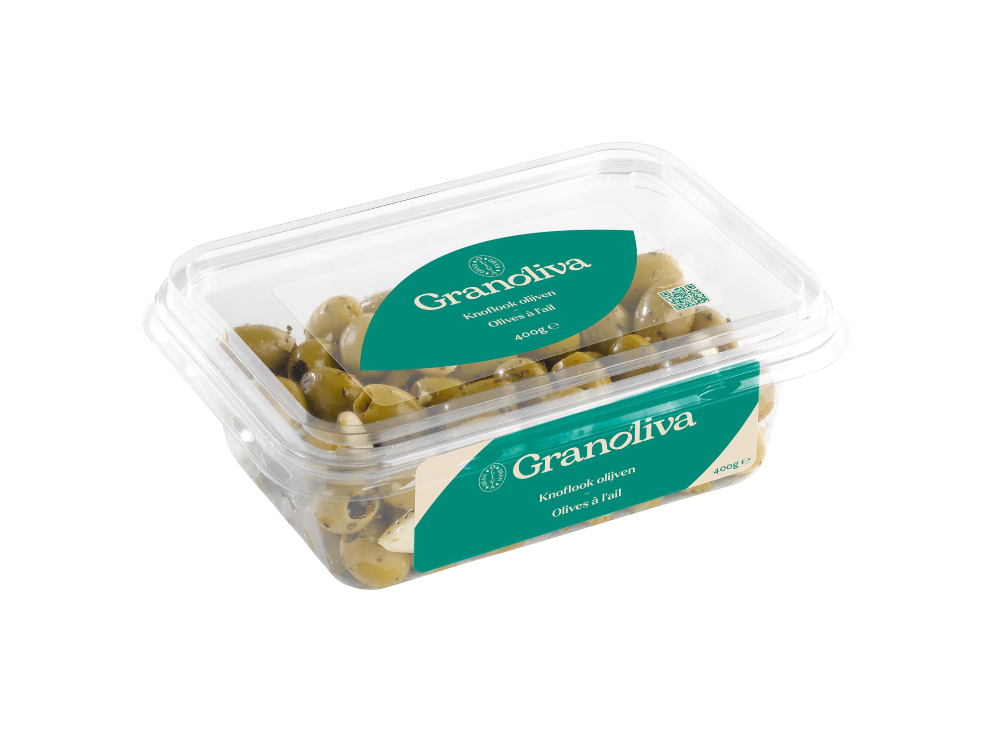 Knoflookolijven 400g