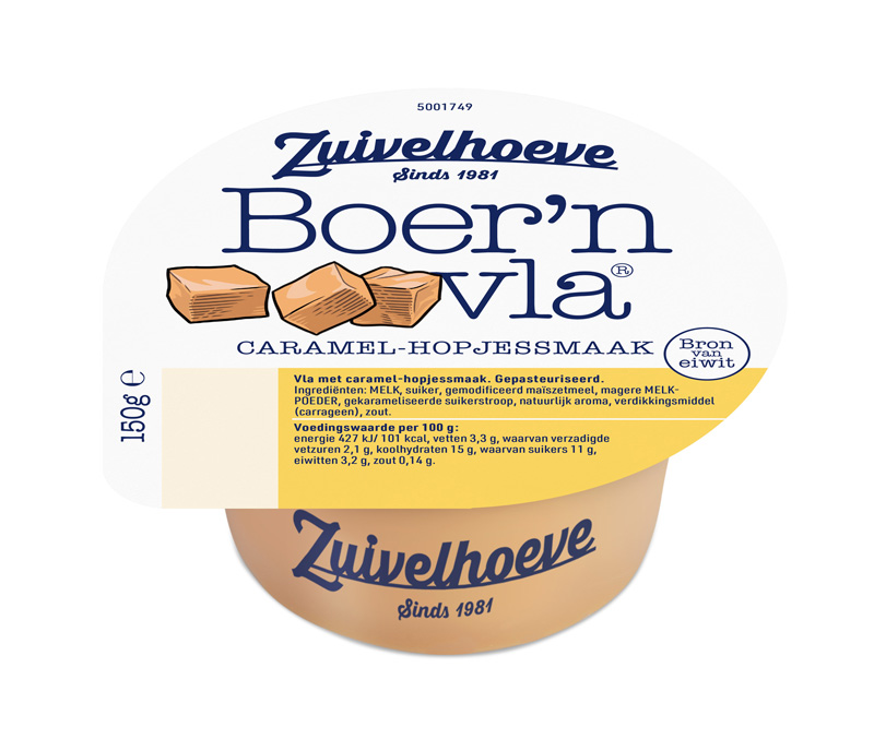 Boer'n vla caramel hopjes 150g