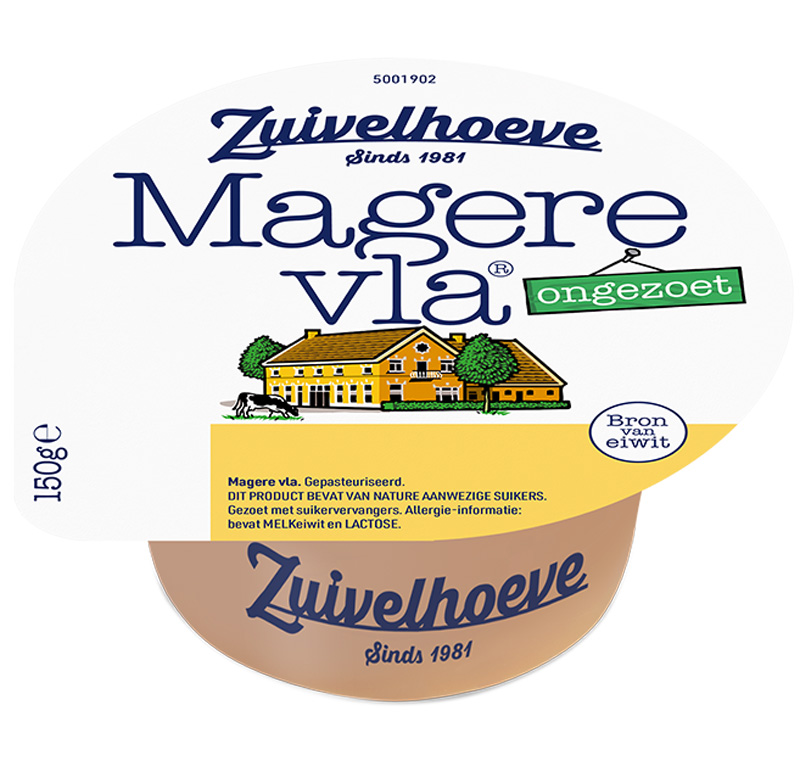 Boer'n vla caramel hopjes zonder suiker 150g