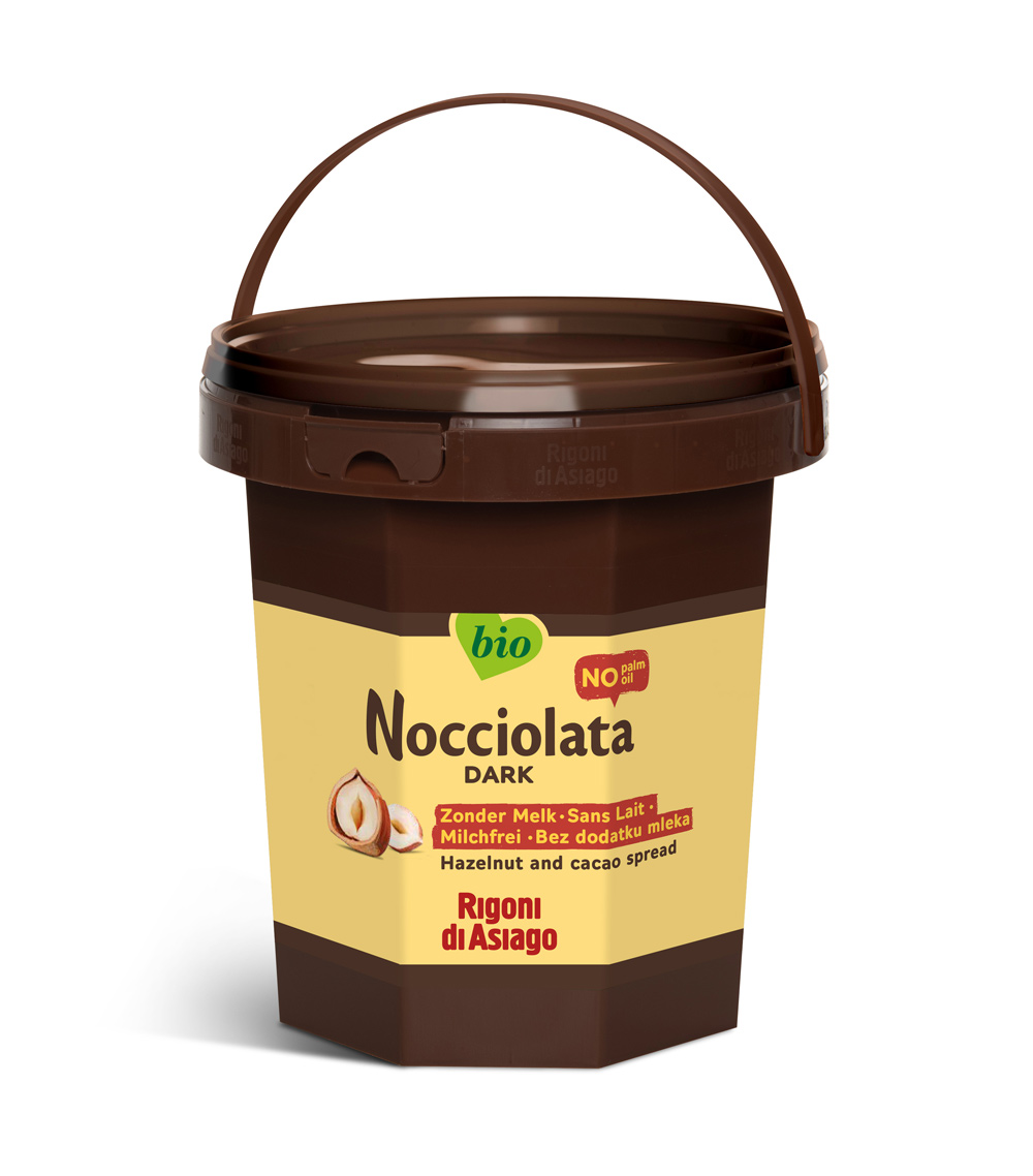 Cacao-hazelnootpasta zonder melk BIO 2,5kg