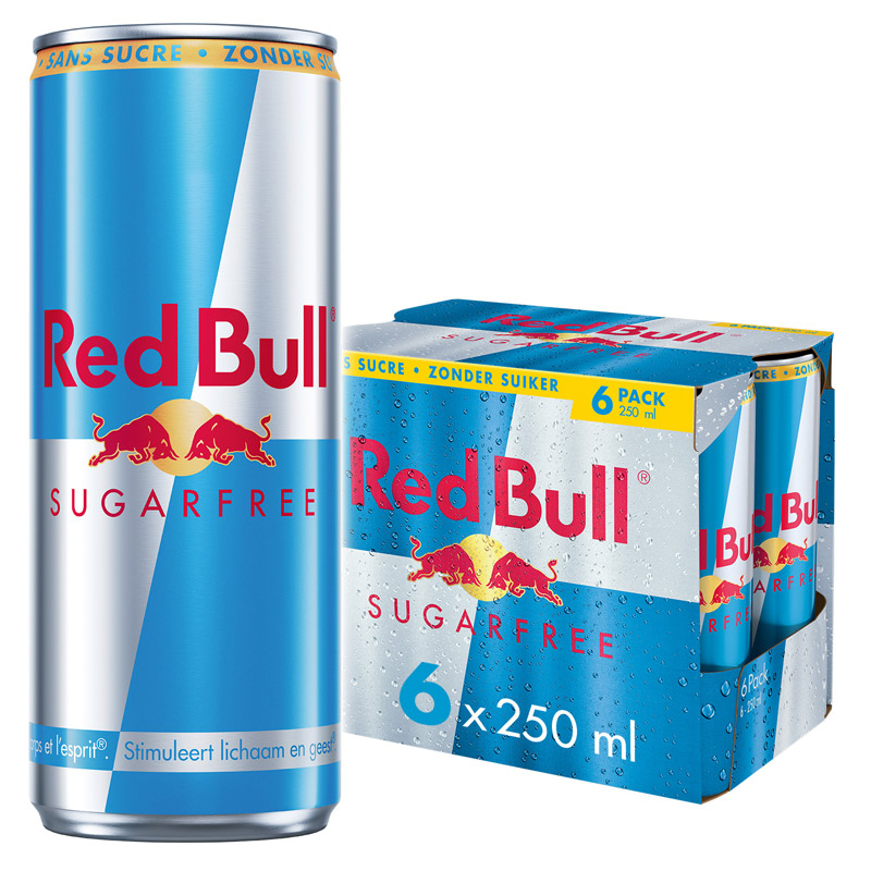 Boisson énergétique Red Bull sans sucre 25cl