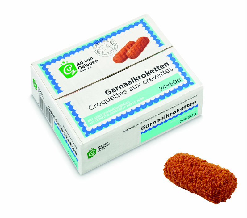 Garnaalkroket 20% 60gx24