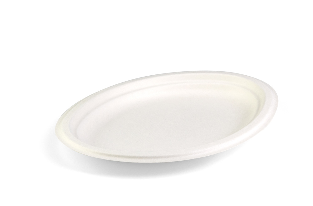 Bord ovaal suikerriet(259x192mm)40st