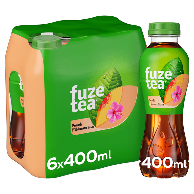 Black Tea perzik-hibiscus PET 40cl