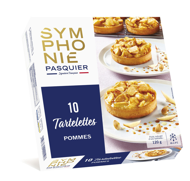 Tartelette pomme 120gx10