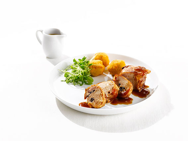 Ballotine poulet raisins-chât.-pom. 150g 16p 2,4kg