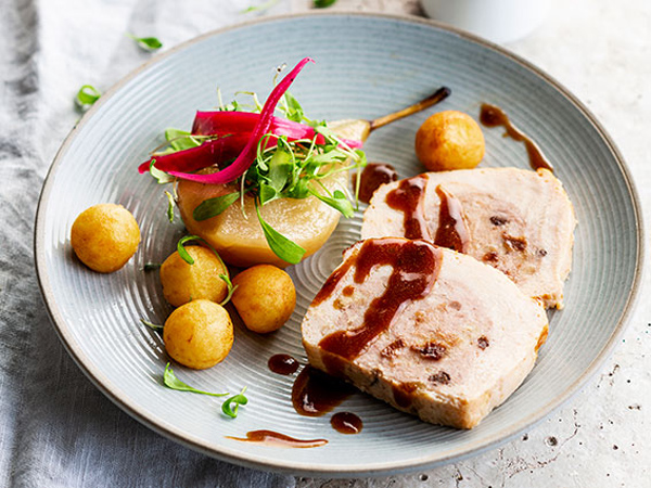 Kiprollade appel-veenbessen-luikse stroop ±1,5kg