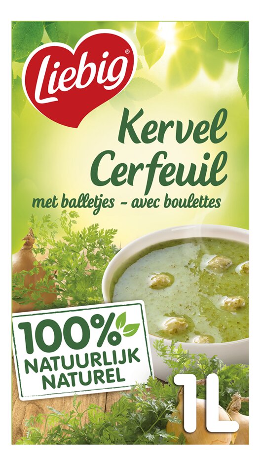 Kervelsoep met balletjes DéliSoup' 1L