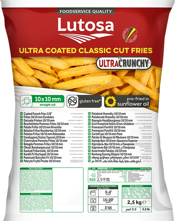 Frieten ultra crunchy 10/10 2,5kg