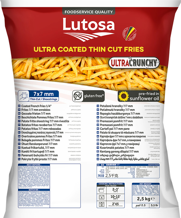 Frieten ultra crunchy 7/7 2,5kg