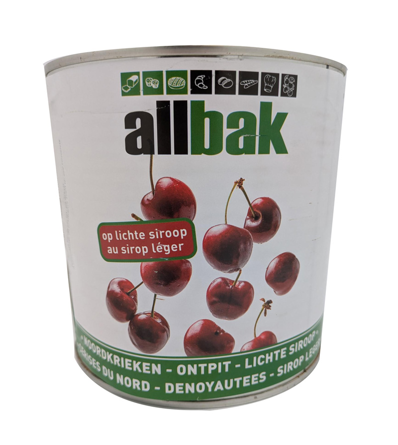 Cerises du nord au sirop léger 3kg