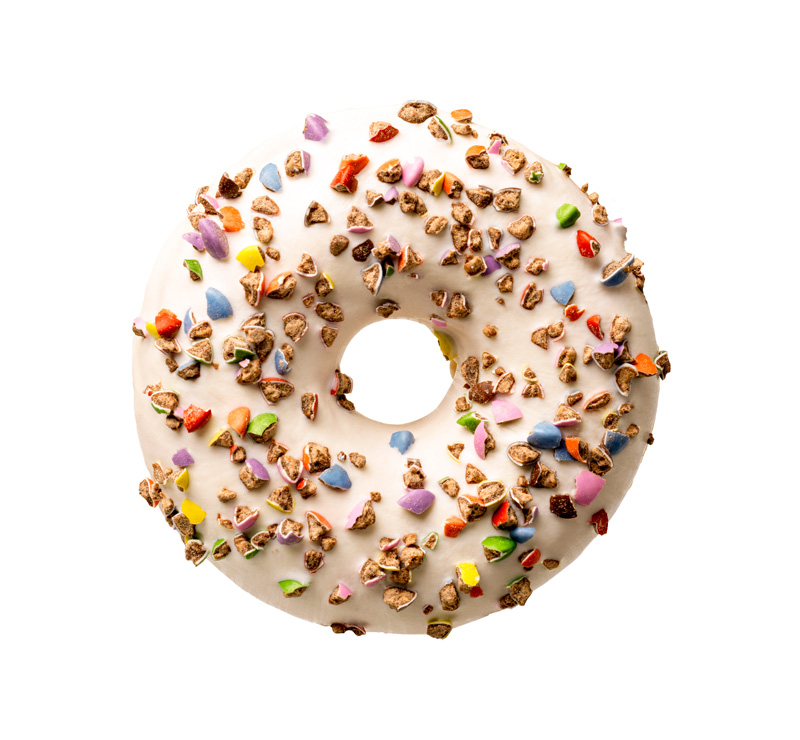 Donut crushed candy white 57gx48