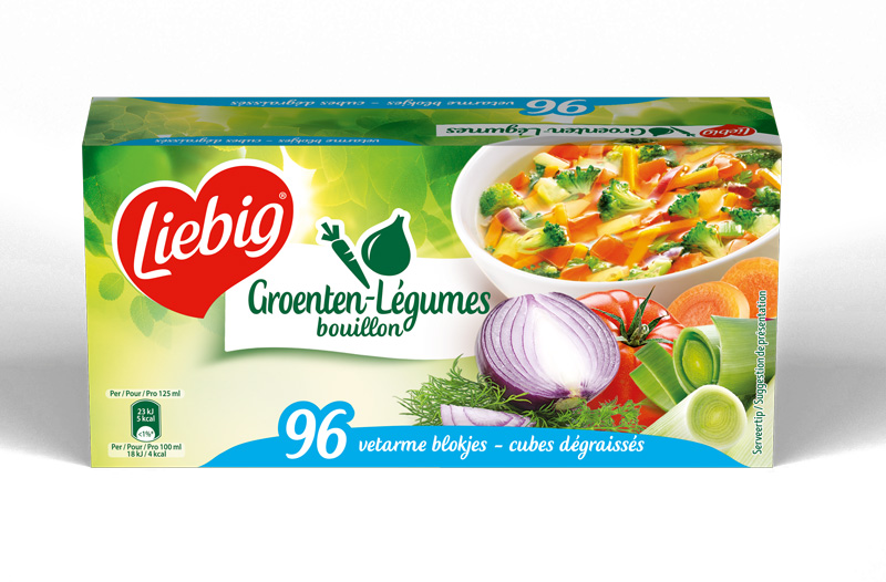 Groentebouillon vetarm 96st