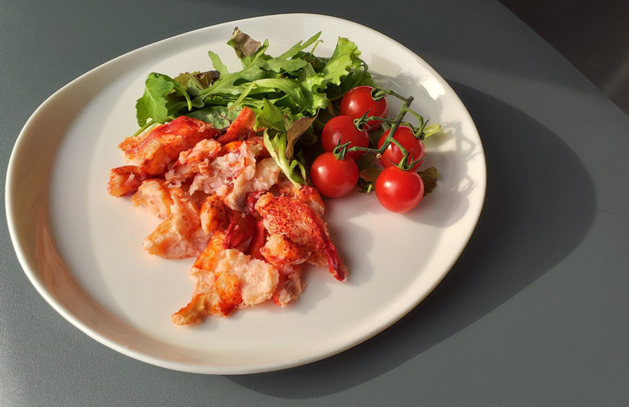 Amerkiaans kreeftvlees gekookt broken 907g