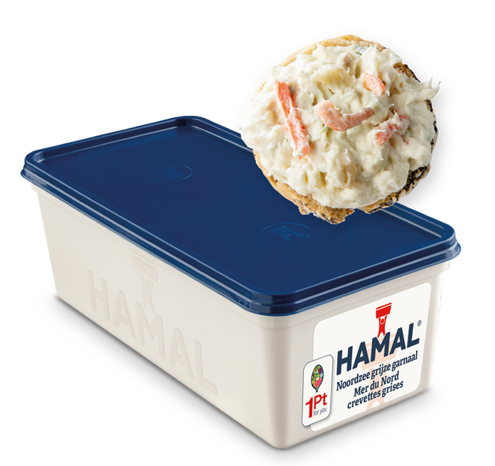 Noordzeesalade grijze garnaal 1kg