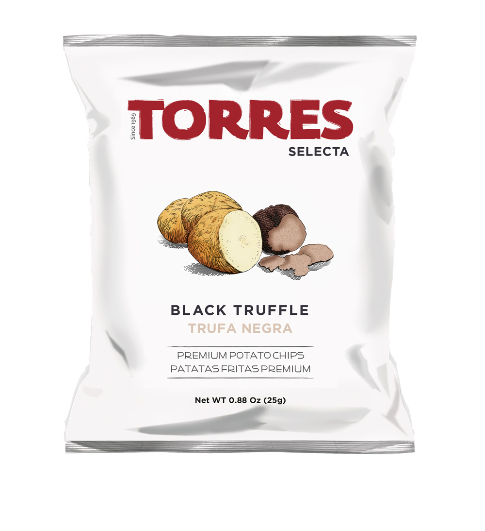Chips zwarte truffel 25g