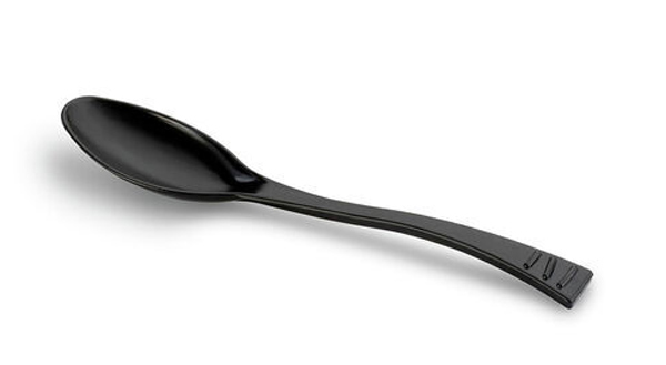 Koffielepel PS zwart 125mm herbruikbaar 50stx20