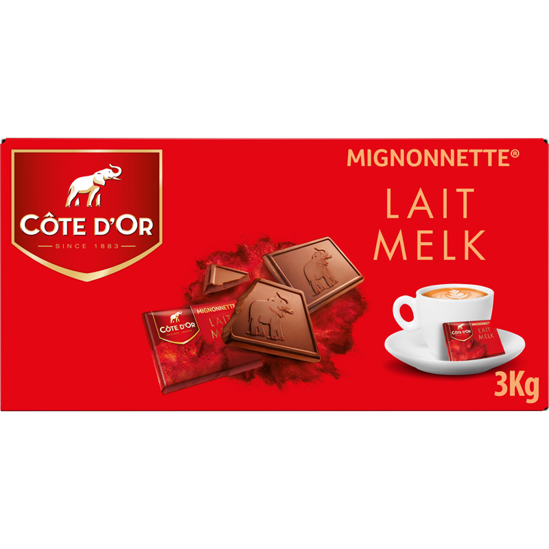 Mignonnette melkchocolade ind.300st 3kg